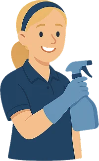 Housekeeper cartoon character