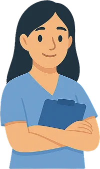 Caregiver cartoon character